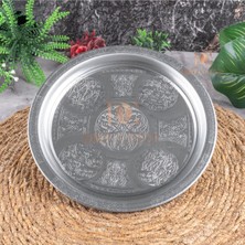 Özgürce 20 cm Krom Çelik Sunum Tepsisi, Şık ve Dayanıklı, Çok Amaçlı Kullanım