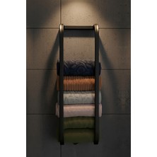 PremiumPort Banyo Havlu Rafı, Metal Büyük Havluluk, Vidalı Duvar Tipi Düzenleyici