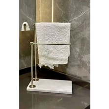 PremiumPort Şık ve Dayanıklı Mermer Banyo El Havluluk, Modern Tasarım