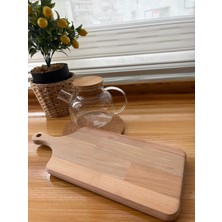 Özgürce Ahşap Sunum ve Kesme Tahtası 15X27 Cm, Şık ve Dayanıklı Tasarım