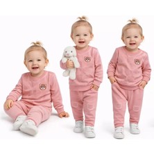 Pekmini Bebe 6/24 Ay Ayıcıklı Penye Bebek Takımı