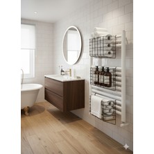 PremiumPort Çok Fonksiyonlu Banyo ve Mutfak Rafı, 3 Parça Siyah Organizer Seti