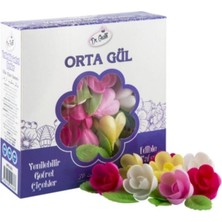 Dr. Gusto Renkli Gofret Orta Gül 50 Adet Canlı Renkler ve Eşsiz Gül Aroması ile Tatlı Anlar