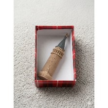 Drn Galata Kulesi Mum 17 cm Dekoratif El Yapımı