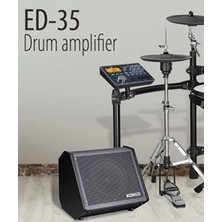 Hightone High Tone Ed-35 Dijital Bateri Amplifikatörü | Elektronik Davul Uyumlu, Net Bas ve Tiz Frekansları, Egzersiz Amfisi