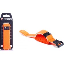 Gruv Gear Fw-1pk-Org-Md Fretwrap Turuncu (Medium) | 5 Telli Bas ve 7 Telli Gitar Uyumlu, Istenmeyen Titreşimleri Keser, Susturucu