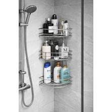 PremiumPort Paslanmaz Çelik Banyo Düzenleyici, Uzun Ömürlü ve Şık Saklama Çözümü