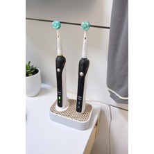 PremiumPort Şarjlı ve Pilli Diş Fırçası Tutucu, Banyo Düzenleyici ve Stand