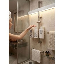 PremiumPort 3'lü Banyo Seti, Kilitli Mekanizmalı, 3X400 Ml, Aparatlı, Şık ve Pratik