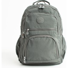 ÖZER-3013 Sanmorris Suya Dayanıklı Krinkıl Kumaş Çok Gözlü Unisex Sırt Çantası