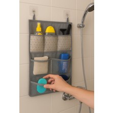 PremiumPort Pratik 7 Cepli Banyo Organizeri, Duş Askılığı ve Çok Amaçlı Düzenleyici