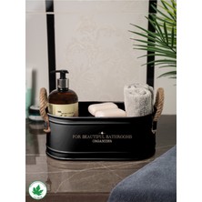 PremiumPort Ip Kulplu Metal Banyo Düzenleyici ve Organizer, Şık ve Fonksiyonel Kullanım