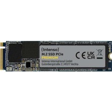 250GB Intenso 3835440 M.2 Nvme Gen3 2100/1100/MB/S SSD