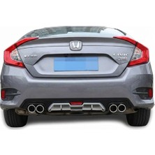 Aftermarket 2016+HONDA Civic Fc5 Arka Tampon Difüzör Turbo Model Ithal Ürün