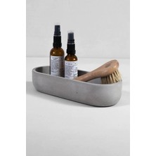 PremiumPort Çok Amaçlı Beton Banyo Mutfak Wc Düzenleyici Tepsi, Şık ve Pratik Kullanım