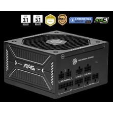 MSI Mag A750GLS Pcıe5 750W 80+Gold Power Supply Güç Kaynağı Sessiz Çalışma Özelliği ile