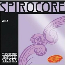 Thomastik Infeld Thomastik S24 Spirocore Wolfram Medium C (Do) Tek Viyola Teli | Wolfram Sarım, Esnek Çelik Çekirdek, Karakteristik ve Güçlü Tını