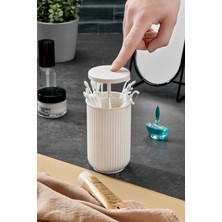 PremiumPort Pratik Kulak Çubuğu ve Diş Ipi Düzenleyici, Otomatik Kırdanlık