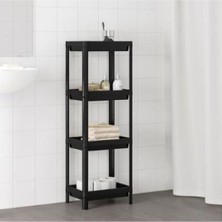 PremiumPort 3 Bölmeli Banyo Mutfak Raf Ünitesi, 36X23X100 Cm, Şık ve Kullanışlı