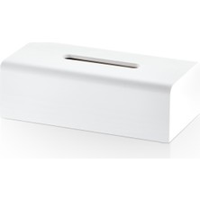 PremiumPort Şeffaf Taş Mendil Kutusu, 14X8X26 Cm, Şık ve Fonksiyonel Tasarım