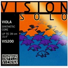 Thomastik Infeld Thomastik VIS200 Vision Solo Set Viyola Teli | Sentetik Çekirdek, Profesyonel Solo Seri, Berrak ve Güçlü Ses Dağılımı