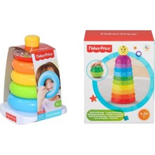 Fisher-Price Fisher Price Renkli Halkalar ve Numaralı Kaplar Eğlenceli Oyuncak Seti