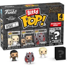Funko Pop! Bitty: Game Of Thrones - Daenerys Targaryen, Khal Drogo, Drogon ve Mystery Chase Figürü (