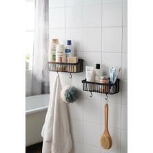 PremiumPort Pratik 2’li Banyo Rafı Seti, Duş Organizasyonu ve Şampuanlık