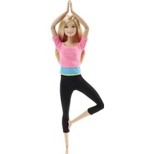Barbie Sonsuz Hareket Bebeği, Sarışın - Siyah Taytlı, 3 Yaş ve Üzeri, DHL82