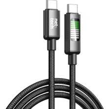 Nettech NT-DC42 100 cm Type-C To Type-C Şarj ve Data Kablosu – 60W Pd, Dayanıklı Plastik
