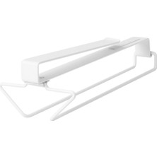 PremiumPort Çok Amaçlı Beyaz Kadeh ve Raf Askısı 10X29X7 cm