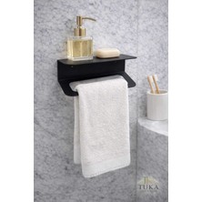 PremiumPort Modern Metal Havlu Tutacağı, Mutfak ve Banyo Için Şık Raflı Tasarım
