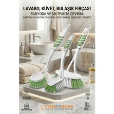 Butik 3'lü Profesyonel Temizlik Fırçası Seti - Ergonomik Banyo Lavabo ve Bulaşık Fırçası 723095