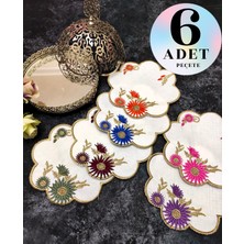 Handanca Sunumluk Peçete, Kokteyl Peçetesi, Kahve Yanı Sunumluk, Bardak Altlığı 6 Adet Sunum Peçetesi
