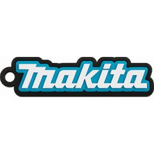 Yapı3D Makita Yazılı Anahtarlık Sert Plastik | Alet & Usta Temalı Anahtarlık | Dayanıklı Metal Halkalı Aksesuar