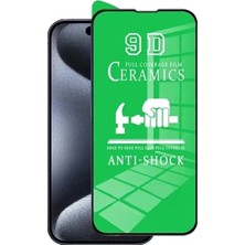 Egstech Apple iPhone 14 Pro Max Uyumlu Kırılmaz Nano Seramik Şeffaf Parlak Tam Kaplayan Ekran Koruyucu
