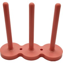 Bdr Dikiş Makinesi Mıknatıslı Masura Koyma Aparatı 3'lü Pembe Renk/ BD-0053