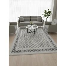 Luna A3027 Gri Halı 200X280 | Dinamik Desenli Modern Halı