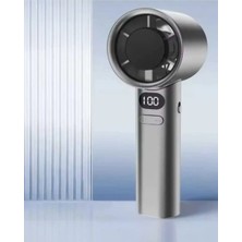 Kılıf House LCD Göstergeli 14.000 Rpm Şarjlı Taşınabilir El Fanı Mini Vantilatör Seyahat Tipi