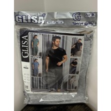 Gri Glissa Erkek Kısa Kollu Pijama Takımı