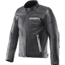 Dainese Leggenda Perf. Black Deri Ceket