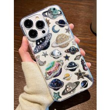 My Balli Store Galaksi Baskılı iPhone 16 Pro Max Telefon Kılıfı