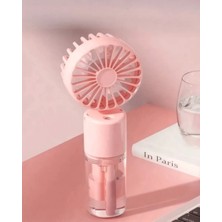 Kılıf House 30ML Su Hazneli Spreyli Telefon Standlı 10.000 Rpm Şarjlı Taşınabilir El Fanı Mini Vantilatör