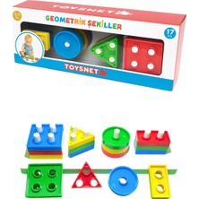 Toysnet Geometrik Şekiller Bulmaca Dikdörtgen 17 Parça