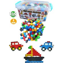 Toysnet 250 Parça Eğitici Tik Tak Bloklar 6 Renk Aile ile Oynanabilir Eğlenceli Oyun