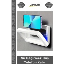 PremiumPort Su Geçirmez Banyo Telefon Standı, Dayanıklı ve Kullanışlı Video Izleme Kabı
