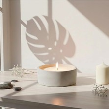 Fiyera Home Beton Gri Mumluk ,saksılık, Sukulentlik