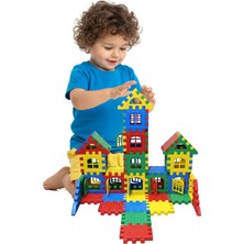 Toysnet Oyuncak 128 Parça Cıty Puzzle Blok Set Eğitici Eğlenceli Oyuncak Poşetli