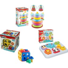Toysnet Sallanan Halkalar + Sevimli Hayvanlar Bultak + Bultak Puzzle