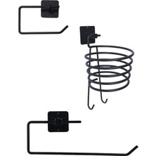 PremiumPort Pratik Temizlik ve Bakım Seti: Tuvalet Kağıdı, Kağıt Havlu ve Fön Tutucu